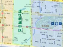正中珠江，珠江新城怎么分区？